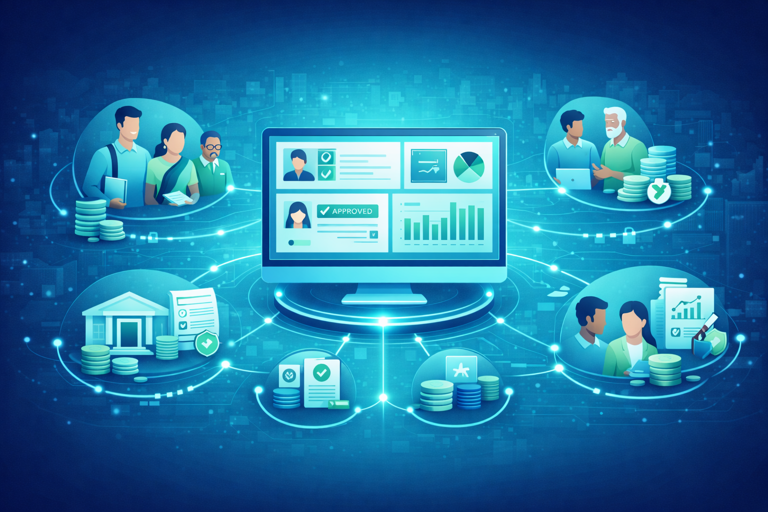 core banking system for cooperative credit societies managing member accounts loans deposits and financial operations